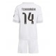 Tanie Strój piłkarski Real Madrid Aurelien Tchouameni #14 Koszulka Podstawowej dla dziecięce 2025-26 Krótkie Rękawy (+ szorty)
